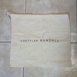 Loeffler Randall Drawstring Cream Dust/Storage Bag